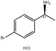 1-(4-溴苯基)乙胺盐酸盐 结构式