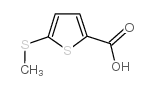 5-(甲硫基)噻吩-2-羧酸 结构式