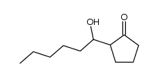 2-(1-羟基己基)环戊酮 结构式