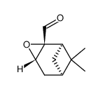 3-Oxatricyclo[4.1.1.02,4]octane-2-carboxaldehyde, 7,7-dimethyl-, (1R,2R,4S,6R)- 结构式