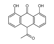 10-乙酰地蒽酚 结构式
