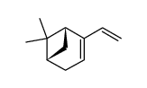 Bicyclo[3.1.1]hept-2-ene, 2-ethenyl-6,6-dimethyl-, (1R,5S)- 结构式