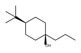 反-4-叔丁基-1-丙基环己醇 结构式