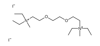 (Ethylenebis(oxyethylene))bis(diethylmethylammonium iodide) 结构式