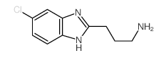 3-(5-氯-1H-苯并咪唑-2-基)丙烷-1-胺双盐酸盐 结构式