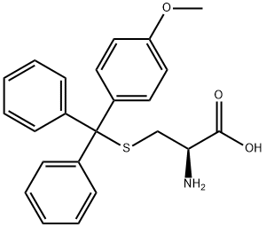 S-4-甲氧基三苯甲基-L-半胱氨酸 结构式