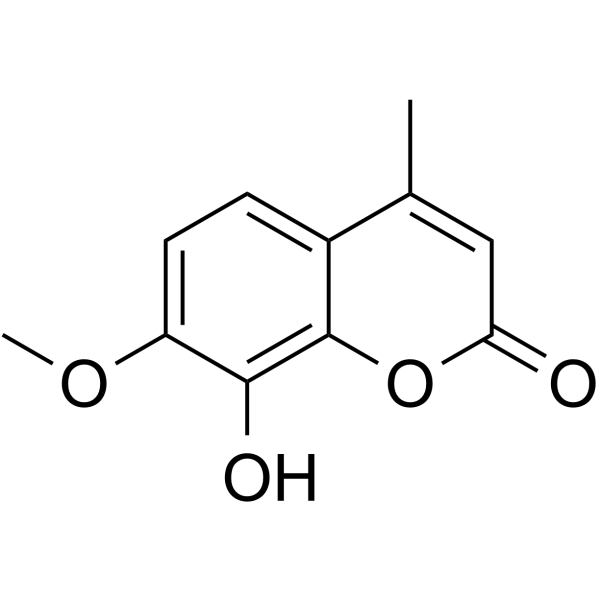4-甲基瑞香素7-甲基醚 结构式