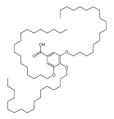 Benzoic acid, 3,4,5-tris(octadecyloxy)- 结构式
