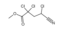 2,2,4-三氯-4-氰基丁酸甲酯 结构式