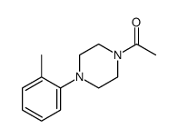 Ethanone, 1-[4-(2-methylphenyl)-1-piperazinyl]- 结构式