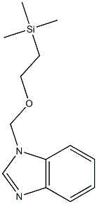 1-((2-(三甲基甲硅烷基)乙氧基)甲基)-1H-苯并[D]咪唑 结构式