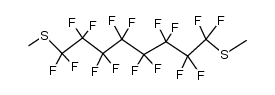 Octane, 1,1,2,2,3,3,4,4,5,5,6,6,7,7,8,8-hexadecafluoro-1,8-bis(methylthio)- 结构式