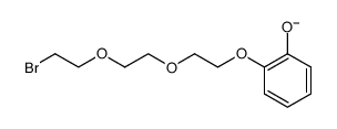 2-[2-(2-(2-溴乙氧基)乙氧基)乙氧基]苯酚根(1-) 结构式