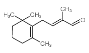 2-甲基-4-(2,2,6-三甲基-1-环己烯基)-2-丁烯醛 结构式