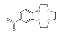 12-硝基-2,3,5,6,8,9-六氢苯并[b][1,4,7,10]四氧杂环十二烷 结构式