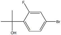 4-溴-2-氟-α,α-二甲基苯甲醇 结构式