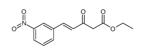 4-Pentenoic acid, 5-(3-nitrophenyl)-3-oxo-, ethyl ester 结构式