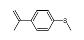Benzene, 1-(1-methylethenyl)-4-(methylthio)- 结构式