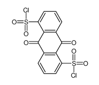 9,10-二氢-9,10-二氧代-1,5-蒽二磺酰氯 结构式