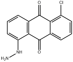 1-氯-5-肼基-9,10-蒽二酮 结构式