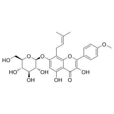 淫羊藿次苷I 结构式