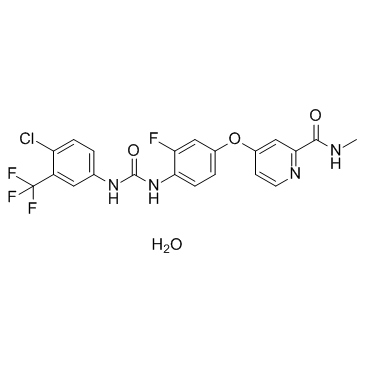 瑞格非尼一水合物 结构式