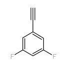 1-乙炔基-3,5-二氟苯 结构式