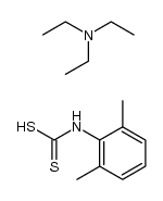 (2,6-dimethyl-phenyl)-dithiocarbamic acid , compound with triethylamine 结构式