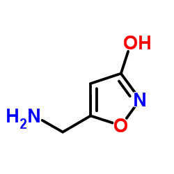 5-(氨基甲基)-3-异噁唑醇 结构式