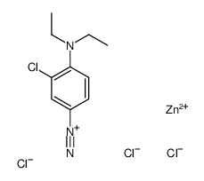 氯化锌-3-氯-4-二乙氨基重氮苯 结构式