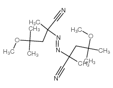 2,2'-偶氮-二-(2,4-二甲基-4-甲氧基戊腈) 结构式