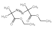 2,2'-偶氮二-(2-甲基丙酸乙脂) 结构式