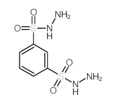 苯-1,3-二磺酰肼 结构式
