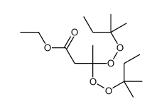 3,3-二-(叔戊基过氧)丁酸乙酯 结构式