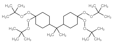 2,2-二-(4,4-二(叔丁基过氧环己基)丙烷 结构式