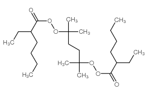 2,5-二甲基-2,5-双(2-乙基己酸过氧化)己烷 结构式