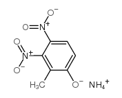 二硝基邻甲酚铵 结构式
