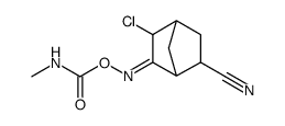 挂-3-氯桥-6-氰基-2-降冰片酮-O-(甲基氨基甲酰基)肟 结构式