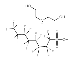 全氟辛基磺酸二乙醇铵 结构式