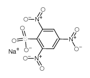 2,4,6-三硝基苯磺酸钠 结构式