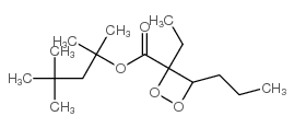 1,1,3,3-四甲基丁基过氧-2-乙基己酸酯 结构式