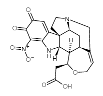 硝基马钱子碱 结构式