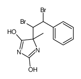5-(α,β-二溴苯乙基)-5-甲基乙内酰脲 结构式
