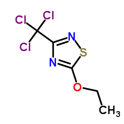 5-乙氧基-3-三氯甲基-1,2,4-硫代二唑 结构式