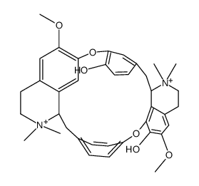 箭毒碱 结构式