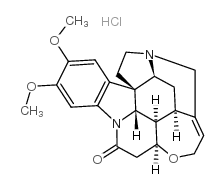 盐酸马钱子碱 结构式