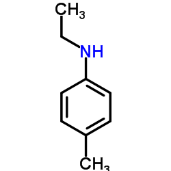 N-乙基对甲苯胺 结构式