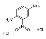 2-硝基对苯二胺二盐酸盐 结构式