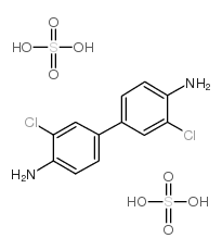 3,3'-二氯联苯胺二硫酸氢盐 结构式