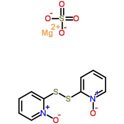 [2,2'-二硫代双(吡啶)-1,1'-二氧化物-O,O',S](硫酸-O-)镁 结构式